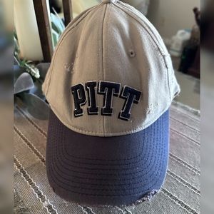 Vintage Top Of The World | Pittsburgh Panthers Tan & Navy Hat | OS